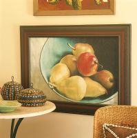 Vintage painting of fruit