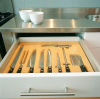 Knifes in drawer