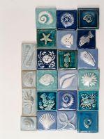 Blue marine themed tiles