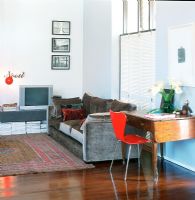 A contemporary living room 