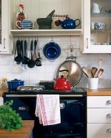 Aga in country kitchen 