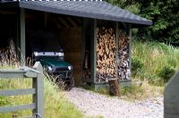 Country garage and wood store 
