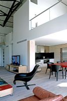 Open plan converted warehouse 
