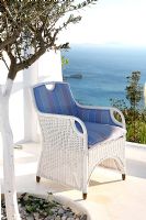 Garden chair on terrace 