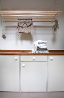 Clothes in utility room 