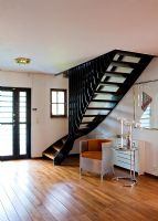 Modern staircase and hallway