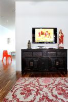 Sideboard in modern living room 
