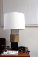 Lamp on side table 