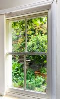 Wooden sash window