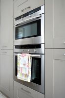 Oven and units in modern kitchen 