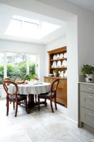 Dining area in conservatory 