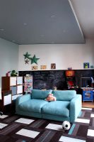 Modern childrens living and play room