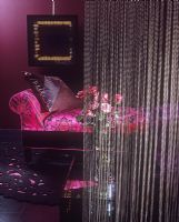 Pink chaise lounge 