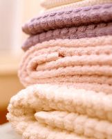 Stack of towels, detail 
