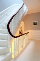Classic curved staircase 