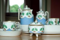 Decorative tea set, detail 