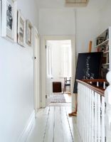 White painted upstairs corridor