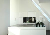 Modern minimal white kitchen 