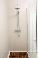 Shower in modern bathroom 