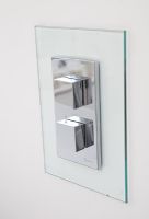 Contemporary wall mounted shower taps