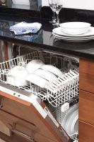 Modern dishwasher detail