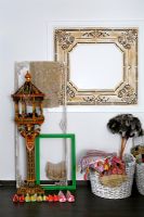 Collection of eclectic items, detail