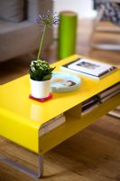 Yellow coffee table