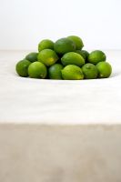 Plate of fresh limes