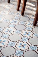 Tiled flooring