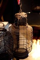 Decorative metal lanterns, detail