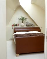 Modern bedroom in eaves