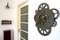 Unusual clock in hallway