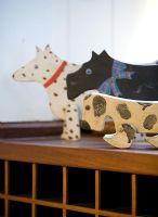 Wooden dog toys