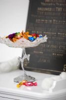 Decorative cake stand full of sweets
