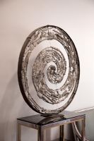 Driftwood spiral sculpture, detail