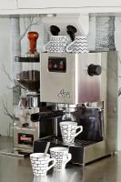 Coffee machine in modern kitchen 