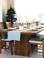 Dining room at Christmas
