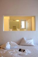 Bedroom with internal window
