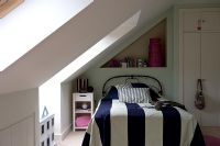 Country bedroom in eaves