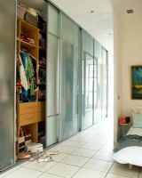 Glass fronted wardrobes