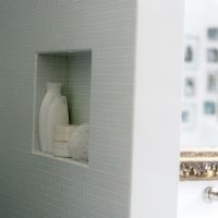 Alcove for toiletries