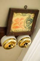 Classic light switches and painting detail