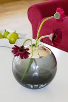 Gerberas in round vase