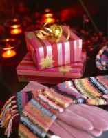 Detail of christmas presents