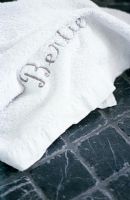 Detail of personalised towel