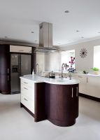 Modern kitchen with island unit