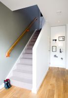 Modern stairs and hallway