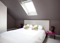 Modern loft bedroom