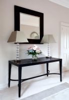 Classic hallway with console table