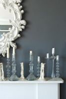 Mantelpiece with candles